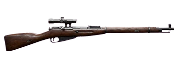 Modelo 3D da MOSIN "VOVÓ RUSSA" no jogo